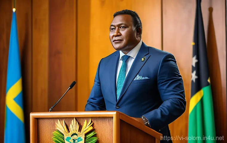 솔로몬 제도 유명 인물 - Prompt 1: The Resolute Prime Minister of Solomon Islands**