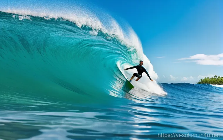 솔로몬 제도 서핑 명소 - Prompt 1: Uncrowded Paradise Surf**
