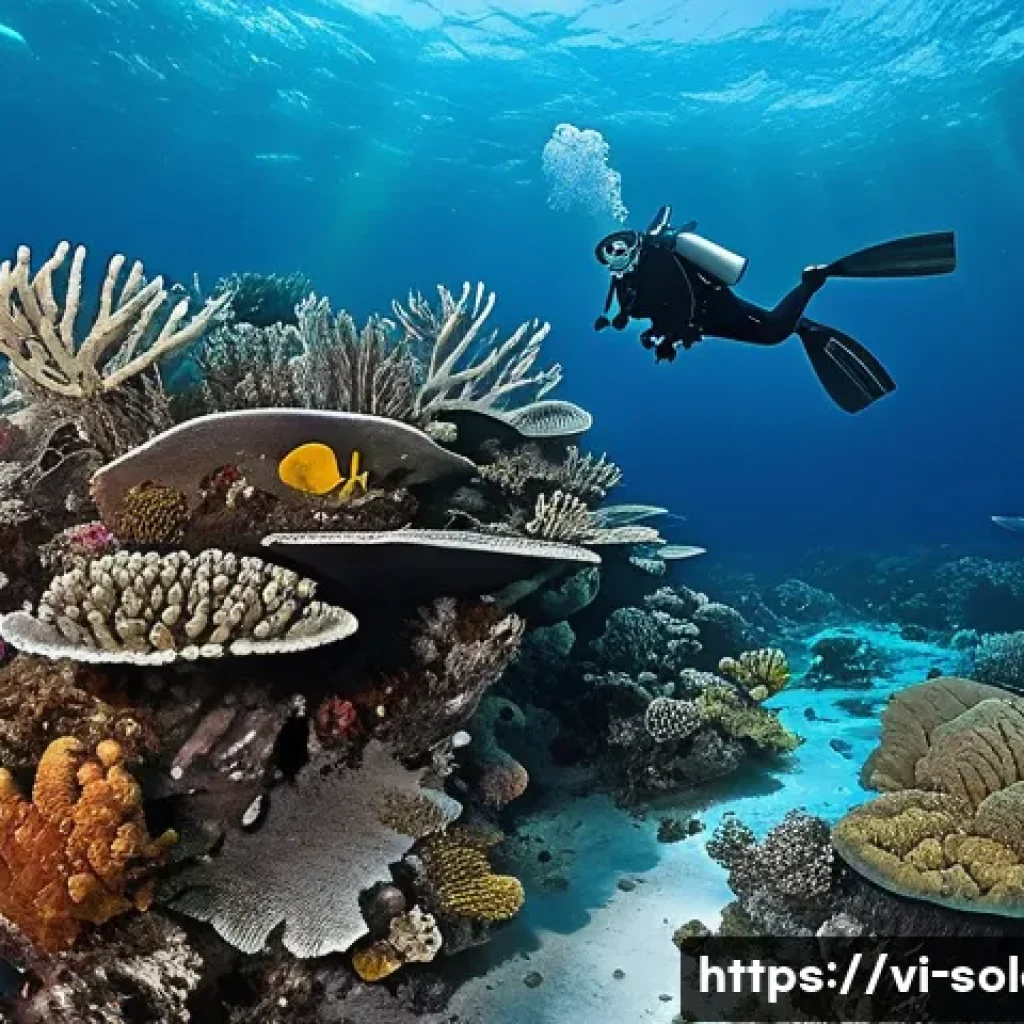 솔로몬 제도 우기와 건기 - **Underwater Paradise with Historical Echoes:** "An awe-inspiring underwater scene in the Solomo...