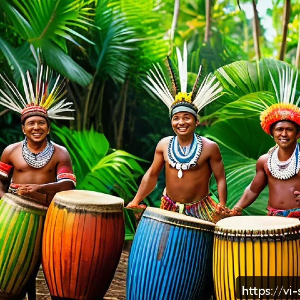 솔로몬 제도 유네스코 세계유산 - A vibrant traditional festival scene on Malaita Island, Solomon Islands, featuring local indigenous ...